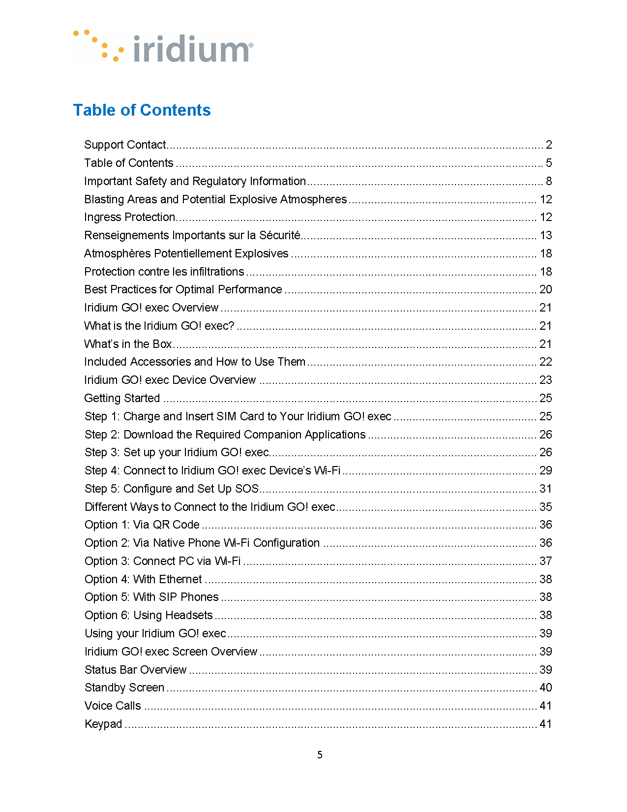 Iridium GO! exec™ User Manual SatellitePhoneStore