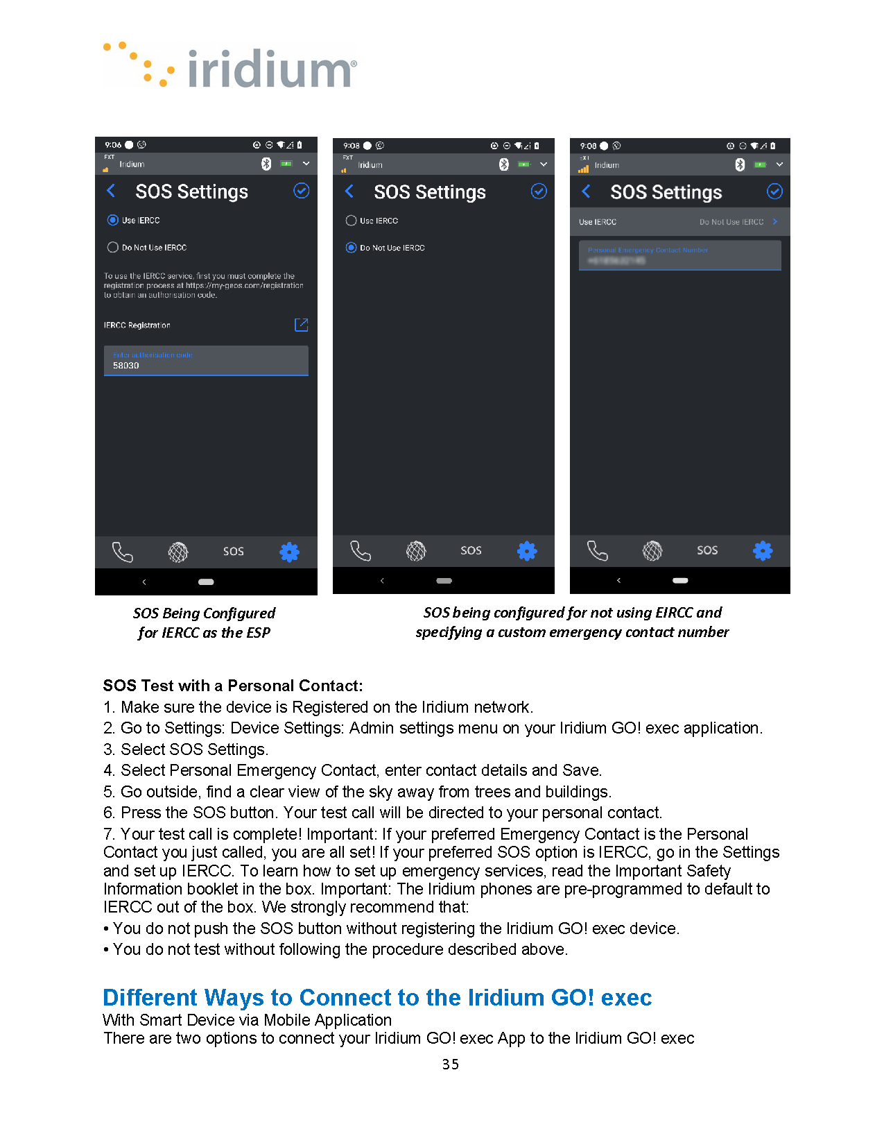 Iridium GO! exec™ User Manual SatellitePhoneStore